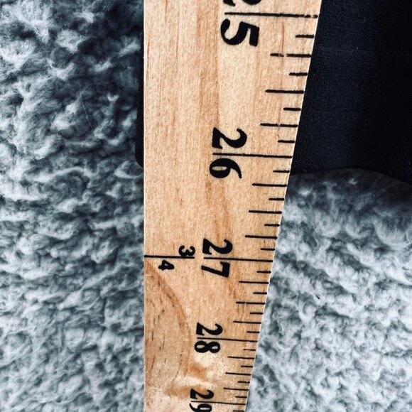 Chicos Womens Pants 2.5 Large 14 Black High Rise Pullover Zip Pockets Stretch - Picture 9 of 10